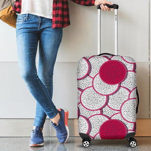 Sliced Dragon Fruit Pattern Cabin Suitcases Luggages