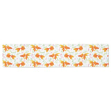 Goldfish Pattern Print Design 03 Table Runner