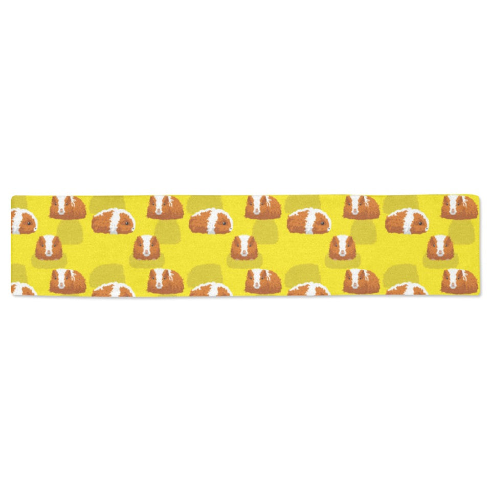 Guinea Pig Pattern Print Design 05 Table Runner