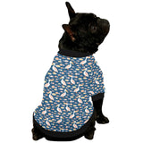 Pelican Pattern Print Design 01 All Over Print Pet Dog Round Neck Fuzzy Shirt