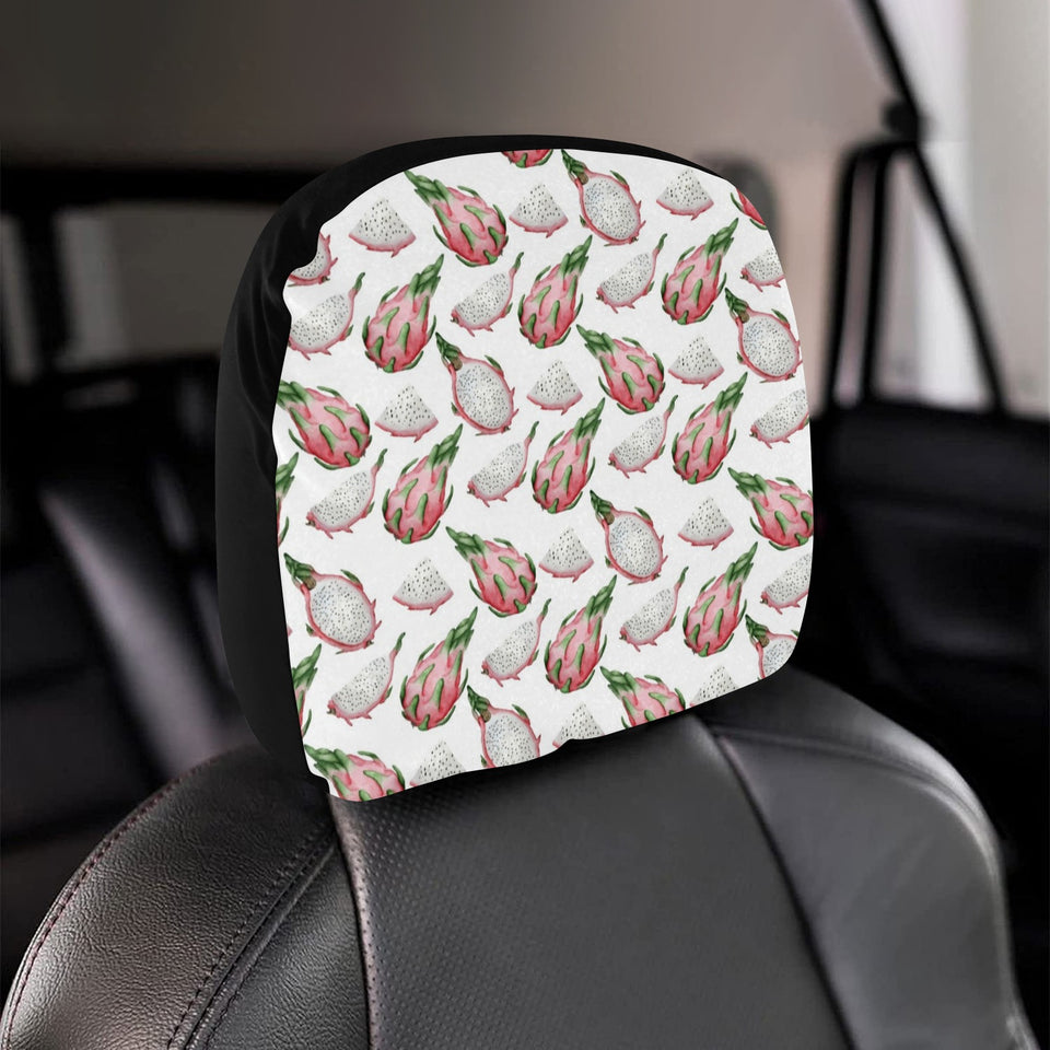 Dragon Fruit Pattern Car Headrest Cover