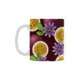 Passion Fruit Sliced Pattern Classical White Mug (FulFilled In US)