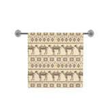 Traditional Camel Pattern Ethnic Motifs Bath Towel