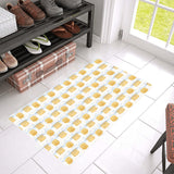 Pancake Pattern Print Design 01 Doormat