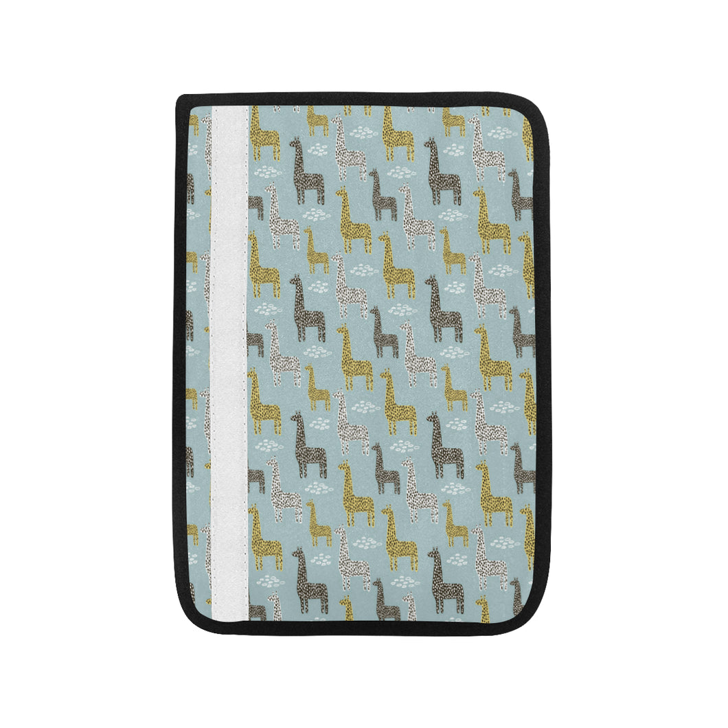 Giraffe Pattern Print Design 03 Car Seat Belt Cover