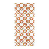 Pretzels Pattern Print Design 03 Beach Towel