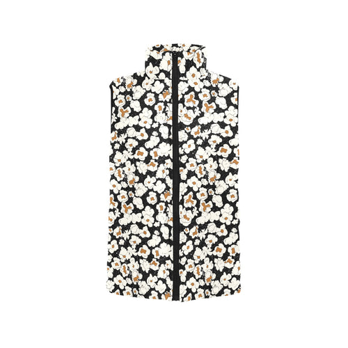 Popcorn Pattern Print Design 02 Men's Padded Vest