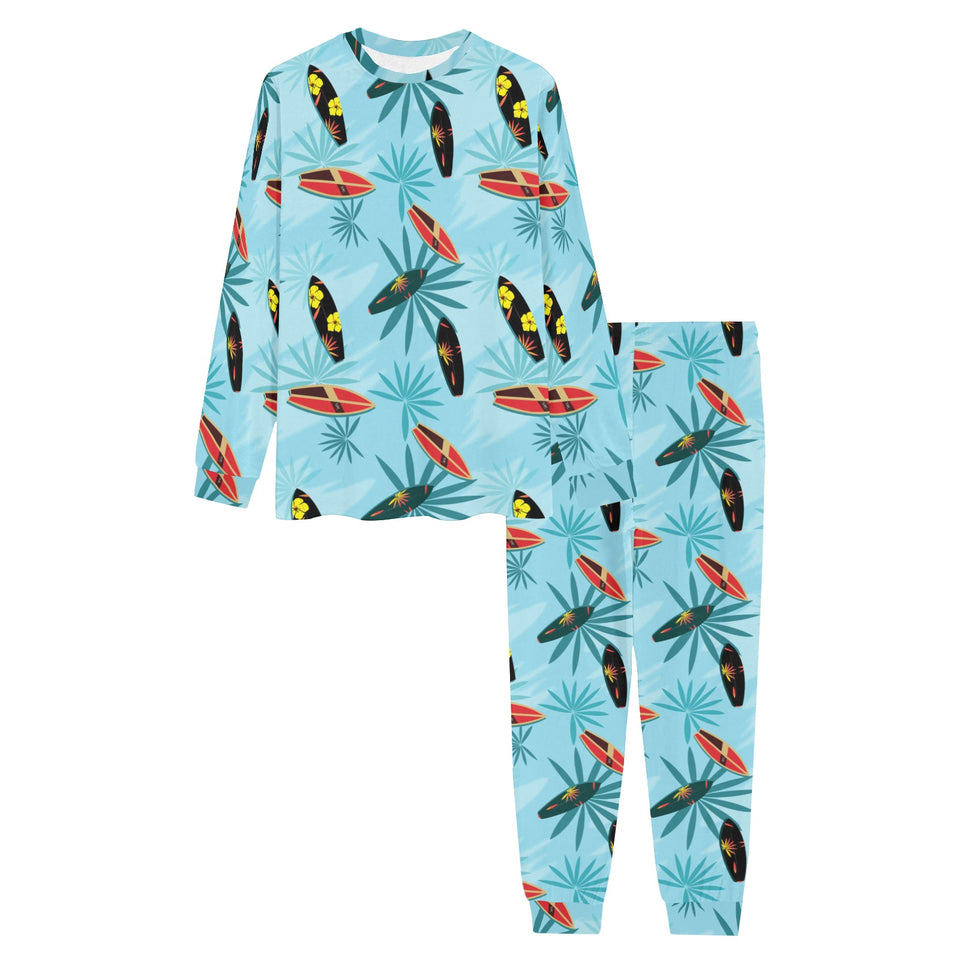 Surfboard Pattern Print Design 03 Men's All Over Print Pajama