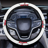 French Bulldog in Sock Pattern Car Steering Wheel Cover
