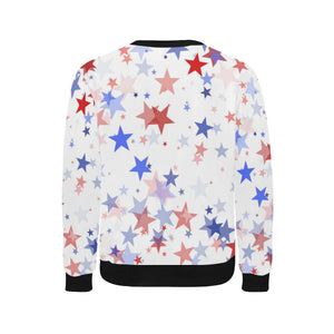 USA Star Pattern Men's Crew Neck Sweatshirt