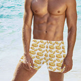 Pancake Pattern Print Design 05 Men's Swimming Trunks