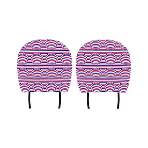 Apple USA Pattern Car Headrest Cover