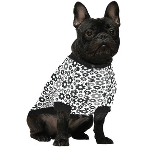 Gear Pattern Print Design 01 All Over Print Pet Dog Round Neck Fuzzy Shirt