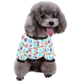 Teddy Bear Pattern Print Design 03 All Over Print Pet Dog Round Neck Fuzzy Shirt