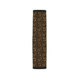 Gold Grape Pattern Car Seat Belt Cover