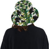 Panda Bamboo Flower Pattern Unisex Bucket Hat