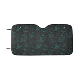 Stingray Pattern Print Design 02 Car Sun Shade