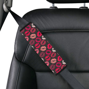 Lips Pattern Print Design 02 Car Seat Belt Cover