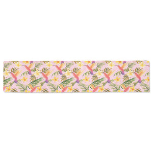 Hummingbird Pattern Print Design 03 Table Runner