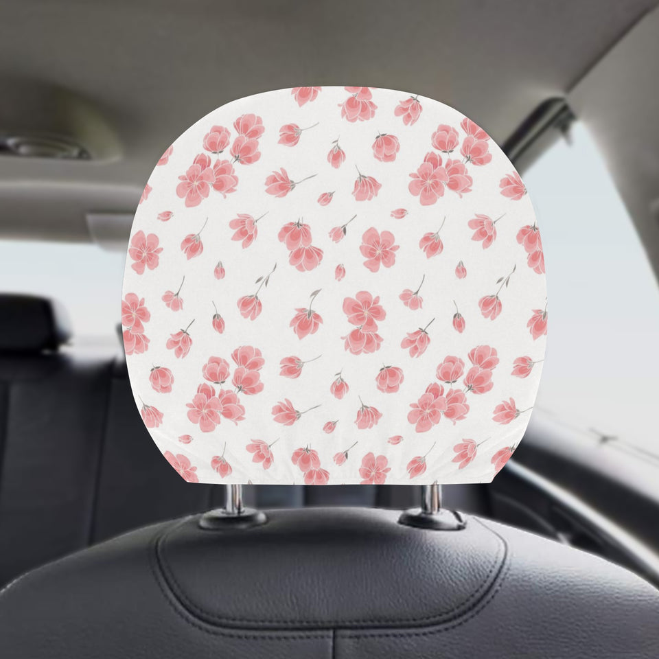 Sakura Pattern Car Headrest Cover