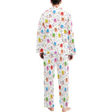 Snail Pattern Print Design 05 Men's Long Pajama Set