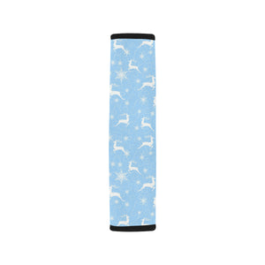 Snowflake Deer Pattern Car Seat Belt Cover