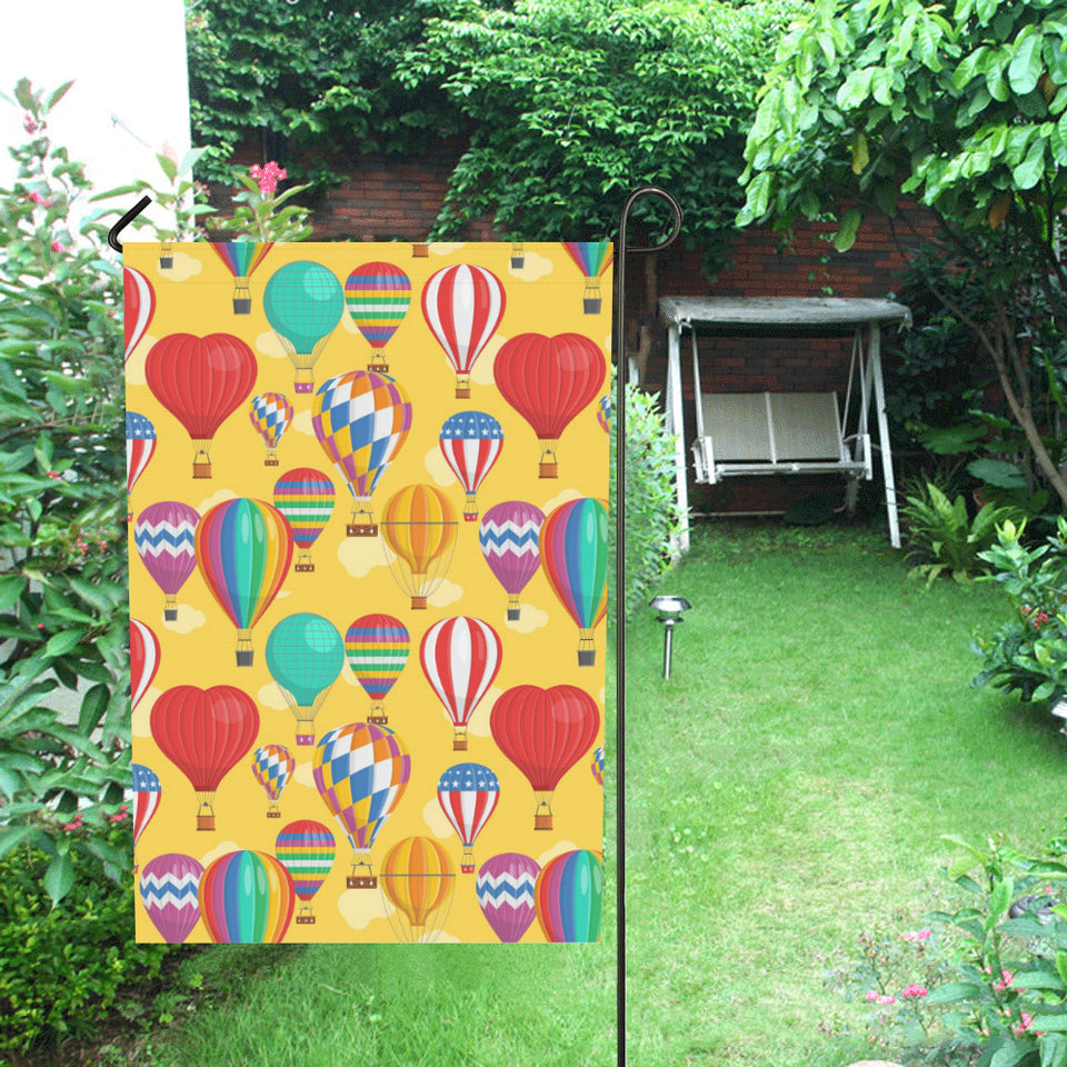 Hot Air Balloon Pattern House Flag Garden Flag