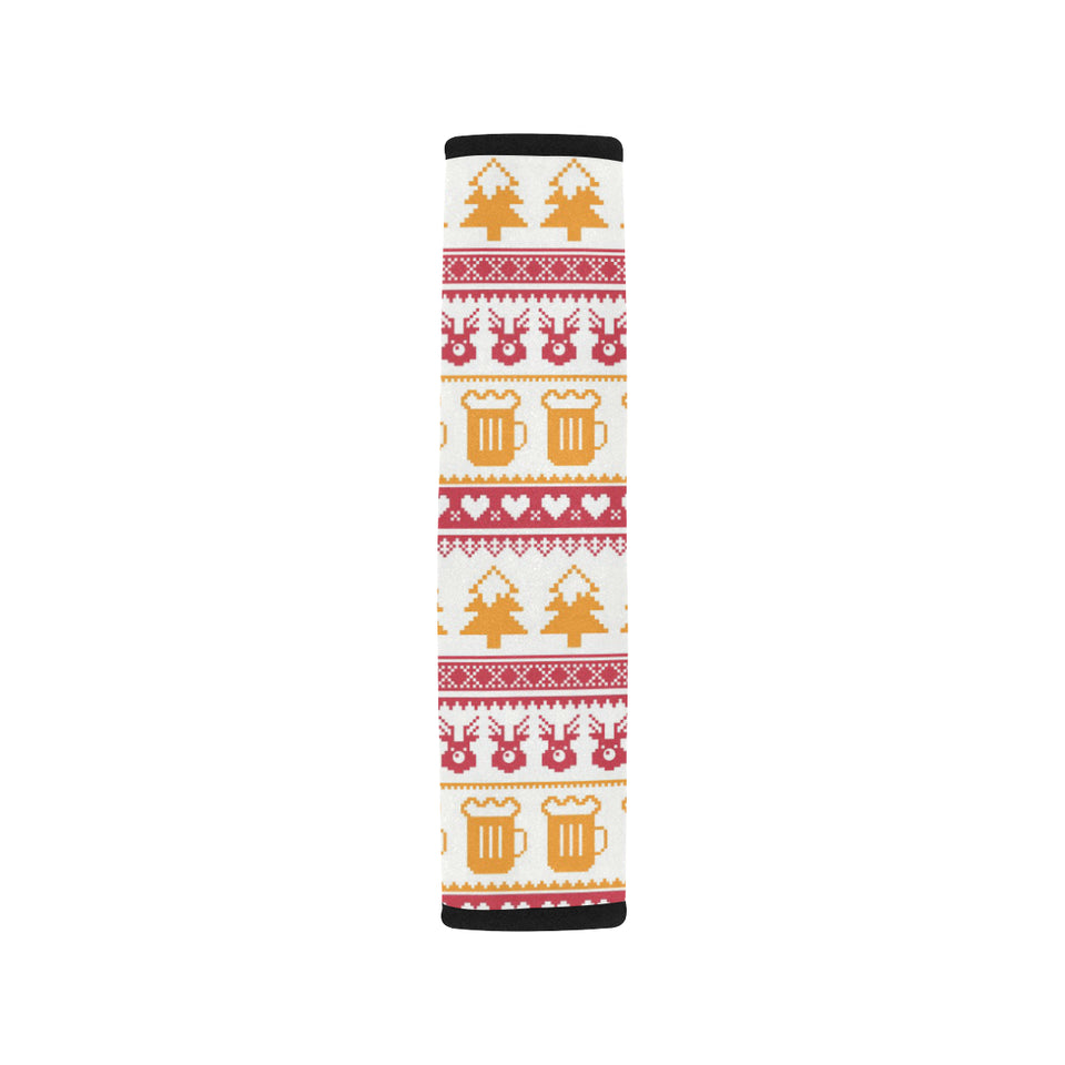 Beer Sweater Printed Pattern Car Seat Belt Cover