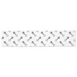 Engine Piston Pattern Print Design 02 Table Runner