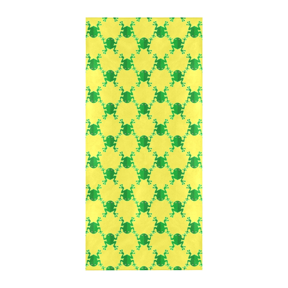 Frog Pattern Beach Towel