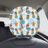 Owl Pattern Car Headrest Cover