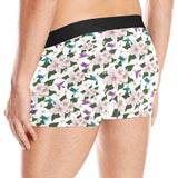 Hummingbird Pattern Print Design 01 Men's All Over Print Boxer Briefs Men's Underwear