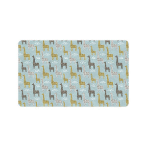 Giraffe Pattern Print Design 03 Doormat