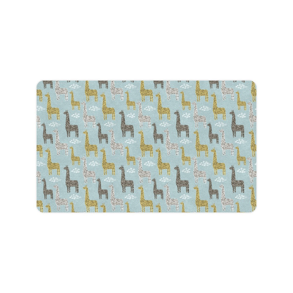 Giraffe Pattern Print Design 03 Doormat