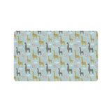 Giraffe Pattern Print Design 03 Doormat