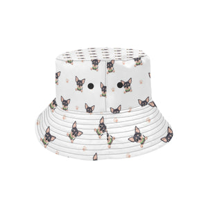 Cute Chihuahua Paw Pattern Unisex Bucket Hat
