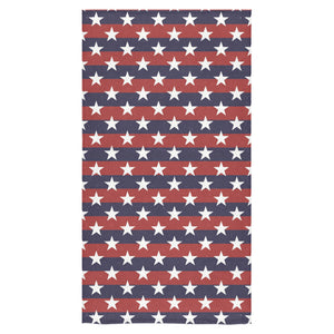 USA Star Pattern Background Bath Towel