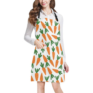 Carrot Pattern Print Design 05 Adjustable Apron