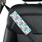 Sailboat Pattern Car Seat Belt Cover