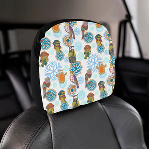 Owl Pattern Car Headrest Cover