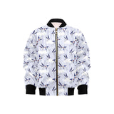 Swallow Pattern Print Design 03 Kids' Boys' Girls' Bomber Jacket