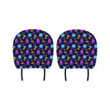 Alien Pattern Print Design 01 Car Headrest Cover