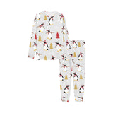 Penguin Christmas Tree Pattern Kids' Boys' Girls' All Over Print Pajama Set