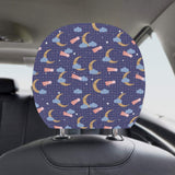 Moon Star Could Pattern Car Headrest Cover