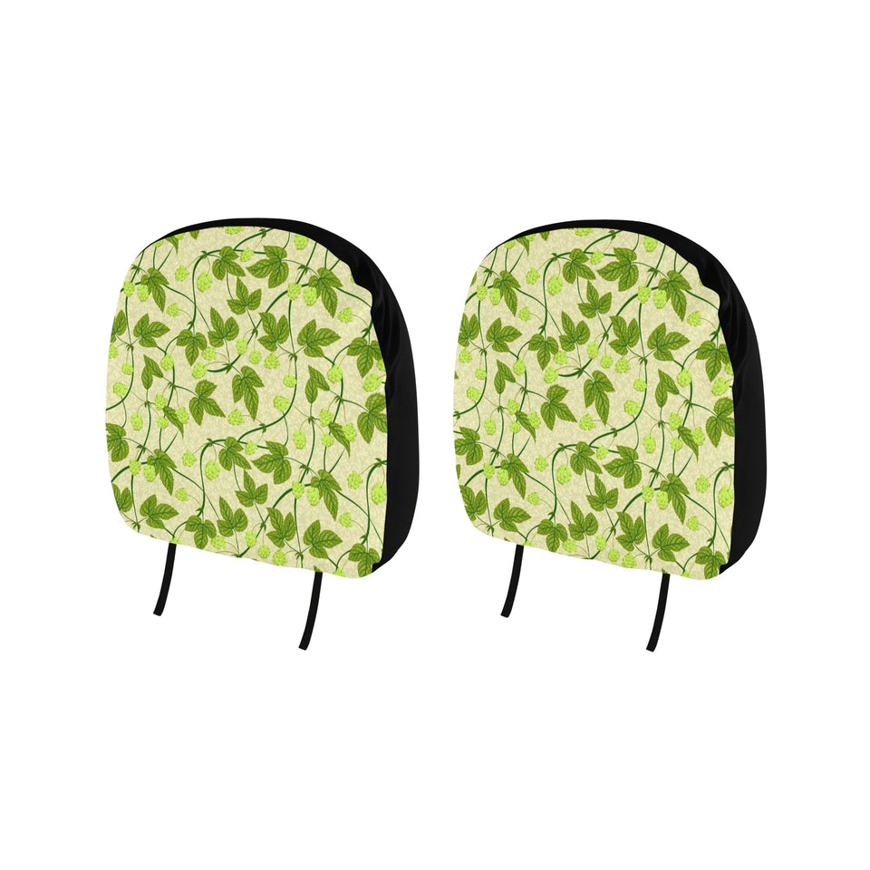 Hop Theme Pattern Car Headrest Cover