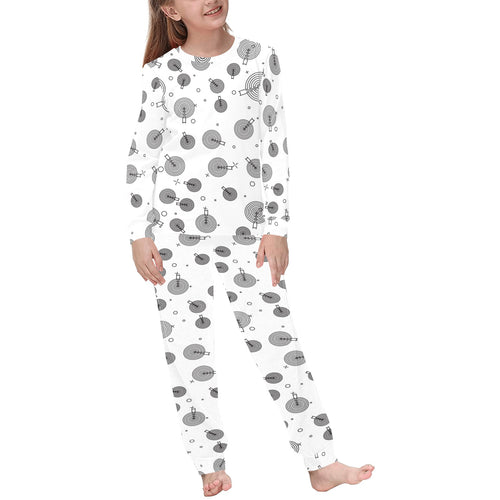 Darts Pattern Print Design 02 Kids' Boys' Girls' All Over Print Pajama Set