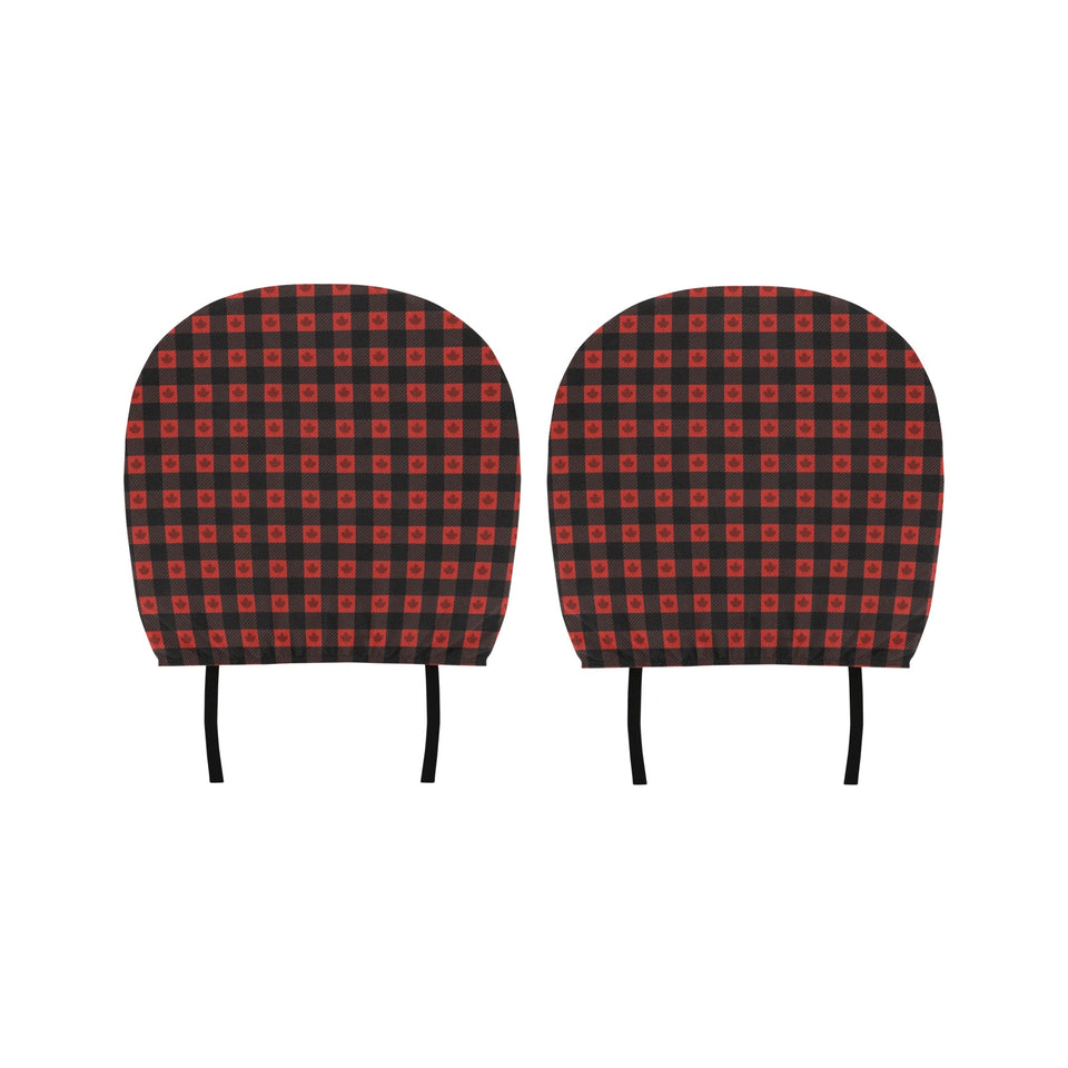 Canada Pattern Print Design 01 Car Headrest Cover