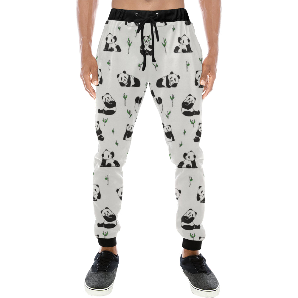 Panda Pattern Background Unisex Casual Sweatpants