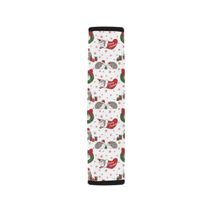 Hedgehog Pattern Print Design 05 Car Seat Belt Cover