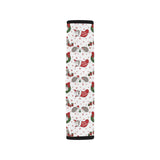 Hedgehog Pattern Print Design 05 Car Seat Belt Cover